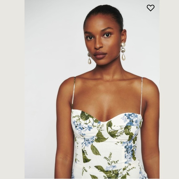 🌿|NWT| Reformation Juliette Dress in Riviera - Picture 3 of 15